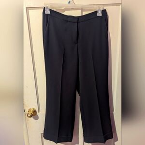 St.john Black Wide-Leg Trousers